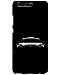 Чохол для Huawei P10 (VTR) з картинкою «Фари Tesla Night» Чохол для Huawei P10 (VTR) з картинкою «Фари Tesla Night»