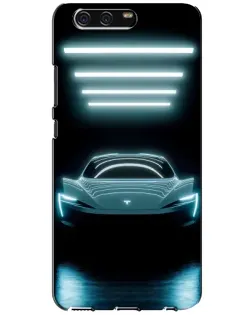 Чохол для Huawei P10 (VTR) з картинкою «Tesla в неоні» Чохол для Huawei P10 (VTR) з картинкою «Tesla в неоні»
