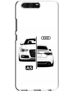 Чохол для Huawei P10 (VTR) з картинкою «Audi — контрастний дизайн» Чохол для Huawei P10 (VTR) з картинкою «Audi — контрастний дизайн»