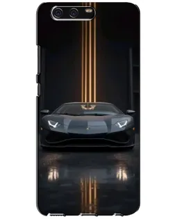 Чохол для Huawei P10 (VTR) з картинкою «Lamborghini золоті лінії» Чохол для Huawei P10 (VTR) з картинкою «Lamborghini золоті лінії»