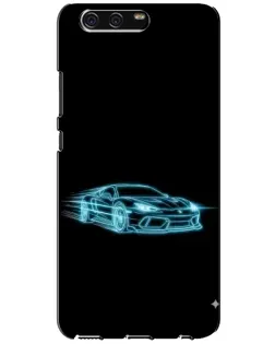 Чохол для Huawei P10 (VTR) з картинкою «Неоновий контур Lamborghini» Чохол для Huawei P10 (VTR) з картинкою «Неоновий контур Lamborghini»