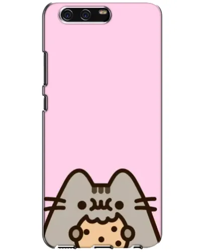 Чохол для Huawei P10 (VTR) з картинкою «Pusheen та печиво»
