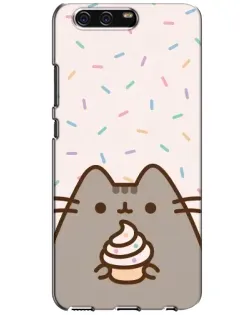 Чохол для Huawei P10 (VTR) з картинкою «Пушин з кексом»