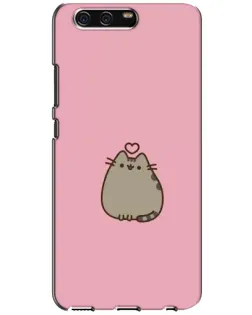 Чохол для Huawei P10 (VTR) з картинкою «Pusheen серце»
