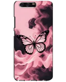 Чохол для Huawei P10 (VTR) з картинкою «Метелик у диму»