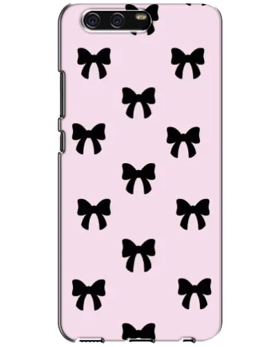 Чехол для Huawei P10 (VTR) с картинкой «Черные банты Coquette» Чехол для Huawei P10 (VTR) с картинкой «Черные банты Coquette»