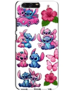 Чохол для Huawei P10 (VTR) з картинкою «Стікери Stitch та Angel»