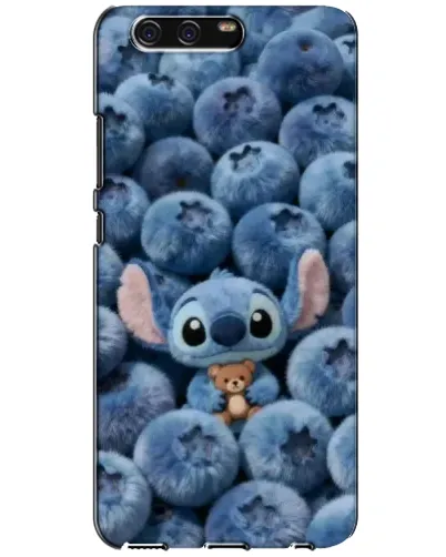 Чехол для Huawei P10 (VTR) с картинкой «Стич и голубика» Чехол для Huawei P10 (VTR) с картинкой «Стич и голубика»