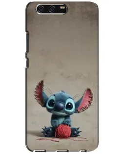 Чохол для Huawei P10 (VTR) з картинкою «Стіч на чоричневому фоні»
