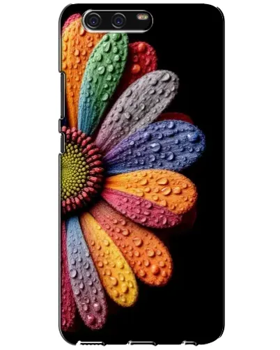 Чехол для Huawei P10 (VTR) с картинкой «Радужный цветок»