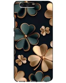 Чехол для Huawei P10 (VTR) с картинкой «Клевер в золоте» Чехол для Huawei P10 (VTR) с картинкой «Клевер в золоте»