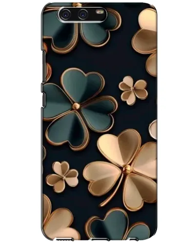 Чехол для Huawei P10 (VTR) с картинкой «Клевер в золоте»