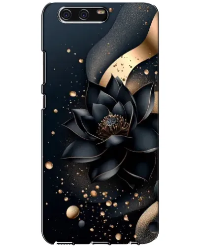 Чехол для Huawei P10 (VTR) с картинкой «Черный лотос»