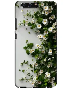 Чехол для Huawei P10 (VTR) с картинкой «Ветка мелких белых цветов» Чехол для Huawei P10 (VTR) с картинкой «Ветка мелких белых цветов»