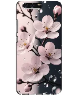 Чехол для Huawei P10 (VTR) с картинкой «Нежная сакура и капли» Чехол для Huawei P10 (VTR) с картинкой «Нежная сакура и капли»