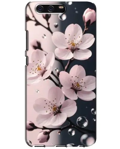 Чехол для Huawei P10 (VTR) с картинкой «Нежная сакура и капли» Чехол для Huawei P10 (VTR) с картинкой «Нежная сакура и капли»