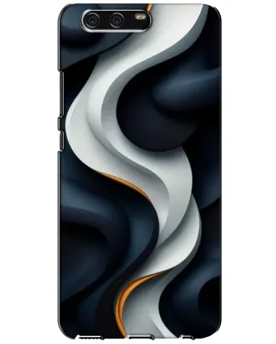 Чохол для Huawei P10 (VTR) з картинкою «Об'ємні чорно-білі стрічки» Чохол для Huawei P10 (VTR) з картинкою «Об'ємні чорно-білі стрічки»