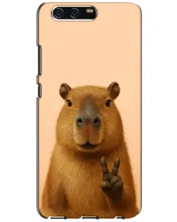 Чохол для Huawei P10 (VTR) з картинкою «Капібара вікторія»