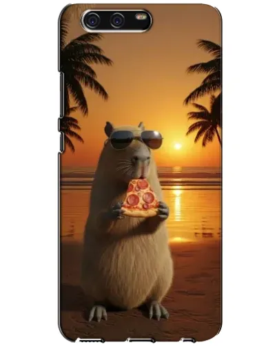 Чохол для Huawei P10 (VTR) з картинкою «Капібара з піцою» Чохол для Huawei P10 (VTR) з картинкою «Капібара з піцою»