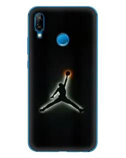 Чехол для Huawei P20 Lite (2019) с картинкой «Jordan Gradient Logo»