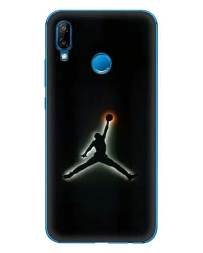 Чехол для Huawei P20 Lite (2019) с картинкой «Jordan Gradient Logo»