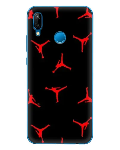 Чехол для Huawei P20 Lite (2019) с картинкой «Jordan Red Pattern»