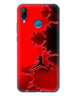 Чехол для Huawei P20 Lite (2019) с картинкой «Jordan Red Smoke»