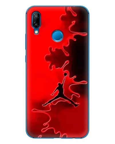 Чехол для Huawei P20 Lite (2019) с картинкой «Jordan Red Smoke»