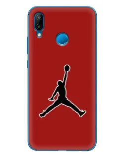 Чехол для Huawei P20 Lite (2019) с картинкой «Jordan Red Back»