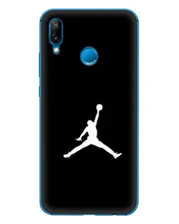 Чехол для Huawei P20 Lite (2019) с картинкой «Jordan Silhouette»