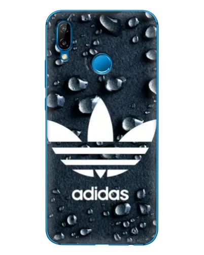 Чехол для Huawei P20 Lite (2019) с картинкой «Adidas Trefoil Blue»