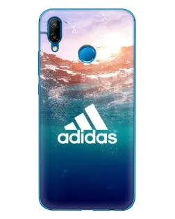 Чехол для Huawei P20 Lite (2019) с картинкой «Океанская глубина адидас» Чехол для Huawei P20 Lite (2019) с картинкой «Океанская глубина адидас»
