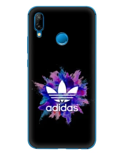 Чехол для Huawei P20 Lite (2019) с картинкой «Взрыв красок Adidas»