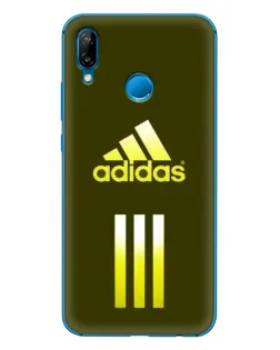 Чехол для Huawei P20 Lite (2019) с картинкой «Оливковый градиент Adidas»