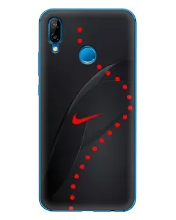 Чехол для Huawei P20 Lite (2019) с картинкой «Абстрактный дизайн Nike»