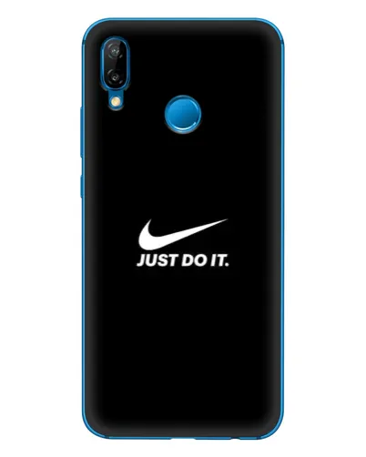 Чехол для Huawei P20 Lite (2019) с картинкой «Минимализм от Nike»