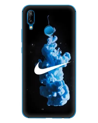 Чехол для Huawei P20 Lite (2019) с картинкой «Nike и синий дым»