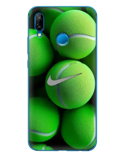 Чехол для Huawei P20 Lite (2019) с картинкой «Теннисные мячи Найк»