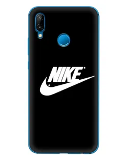 Чехол для Huawei P20 Lite (2019) с картинкой «Мазки краски Nike»