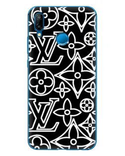 Чехол для Huawei P20 Lite (2019) с картинкой «Черно-белый узор LV» Чехол для Huawei P20 Lite (2019) с картинкой «Черно-белый узор LV»
