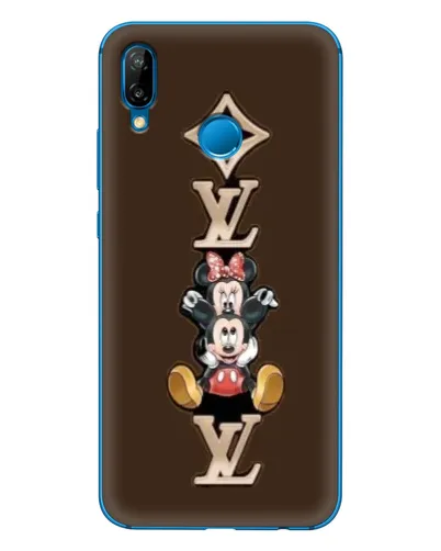 Чехол для Huawei P20 Lite (2019) с картинкой «LV и Микки Маус»