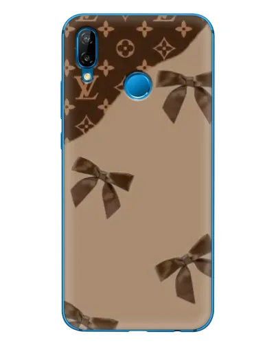 Чехол для Huawei P20 Lite (2019) с картинкой «LV — кофейный атлас»