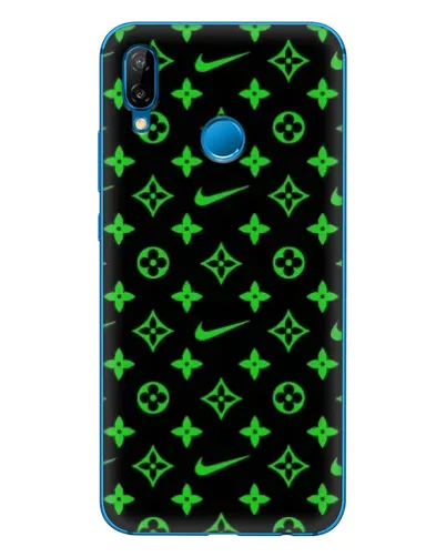 Чехол для Huawei P20 Lite (2019) с картинкой «Неоновый принт LV»