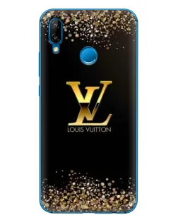 Чехол для Huawei P20 Lite (2019) с картинкой «LV — золотые искры»