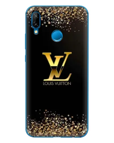Чехол для Huawei P20 Lite (2019) с картинкой «LV — золотые искры»