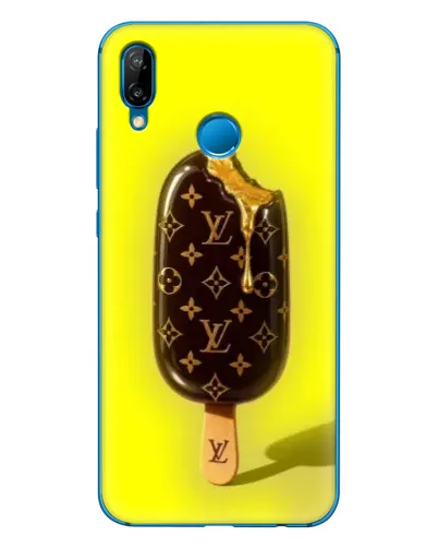 Чехол для Huawei P20 Lite (2019) с картинкой «Мороженое от LV»