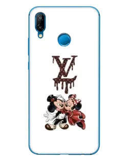 Чехол для Huawei P20 Lite (2019) с картинкой «LV и Микки Маус»