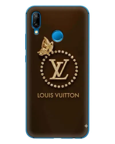 Чехол для Huawei P20 Lite (2019) с картинкой «LV — золотая печать»