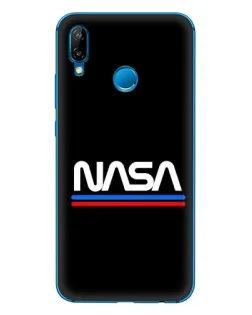 Чехол для Huawei P20 Lite (2019) с картинкой «NASA — классика Red Blue» Чехол для Huawei P20 Lite (2019) с картинкой «NASA — классика Red Blue»
