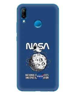Чехол для Huawei P20 Lite (2019) с картинкой «NASA — лунная миссия» Чехол для Huawei P20 Lite (2019) с картинкой «NASA — лунная миссия»